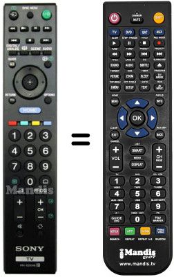 Comandament a distància equivalent REMCON736