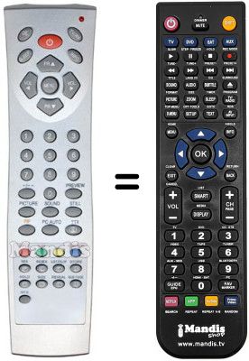 Comandament a distància equivalent REMCON1292