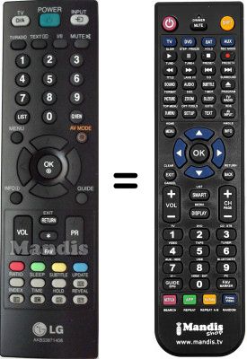 Comandament a distància equivalent LG M237WD