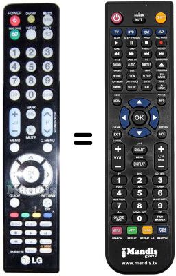 Comandament a dist&agrave;ncia equivalent MKJ61641702