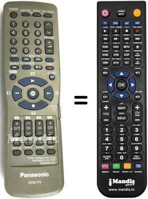 Comandament a distància equivalent Panasonic N2QAKB000031