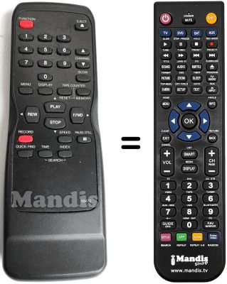 Comandament a dist&agrave;ncia equivalent Funai 23A-450