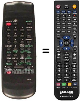 Comandament a dist&agrave;ncia equivalent Funai 17A-722