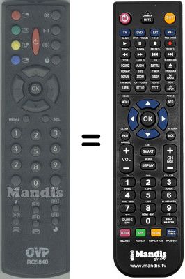 Comandament a distància equivalent RC5840