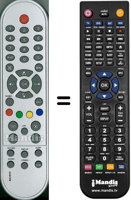 Comandament a distància equivalent RC903