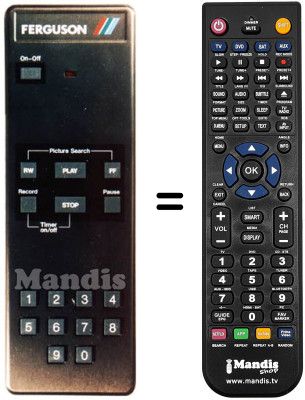 Comandament a dist&agrave;ncia equivalent Thorn FV10B