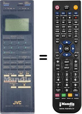 Comandament a distància equivalent JVC PQ10543T