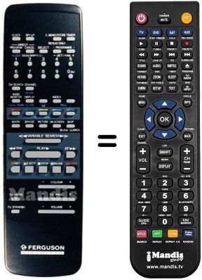 Comandament a dist&agrave;ncia equivalent Thorn FV57H