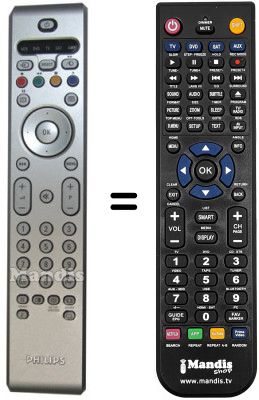 Comandament a distància equivalent Philips 313923807921