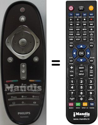 Comandament a distància equivalent Philips 32PFL6505H / 12