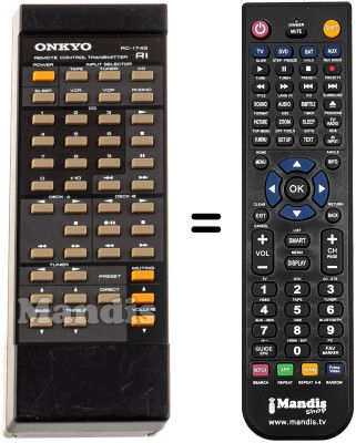 Comandament a distància equivalent RC174S