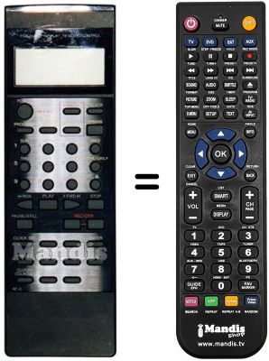 Comandament a distància equivalent Orion VH2491HS