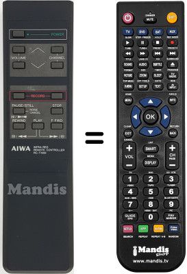 Comandament a distància equivalent RC-T1000