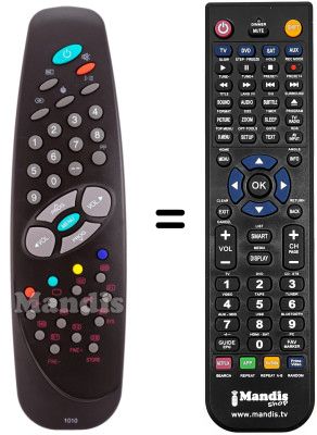 Comandament a distància equivalent RC1010