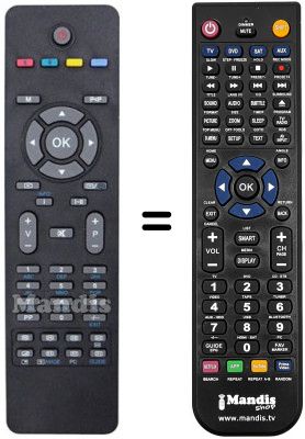 Comandament a distància equivalent Belson BSV-2284 (ver. 2)
