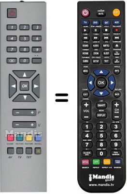 Comandament a distància equivalent RC1241