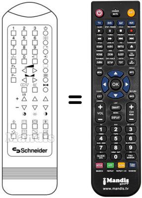 Comandament a distància equivalent RC201
