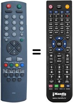 Comandament a distància equivalent RC2040