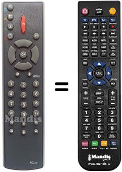 Comandament a distància equivalent RC213