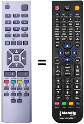 Comandament a dist&agrave;ncia equivalent Kendo CT26S55SNSI