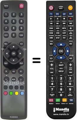 Comandament a distància equivalent Thomson 40 FA 3203