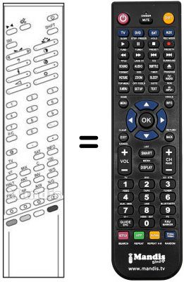 Comandament a distància equivalent RC348