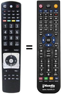 Comandament a dist&agrave;ncia equivalent RC5110