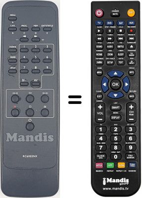 Comandament a distància equivalent RC6X03NX