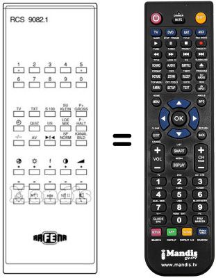Comandament a distància equivalent RCS9082.1