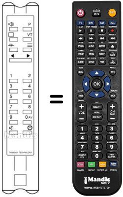 Comandament a distància equivalent RCT300