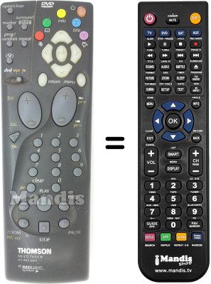 Comandament a distància equivalent RCT443MN1