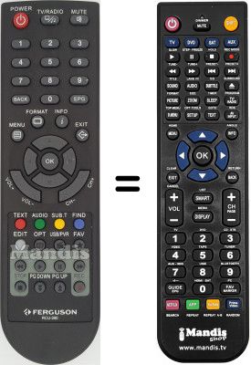 Comandament a distància equivalent RCU-200