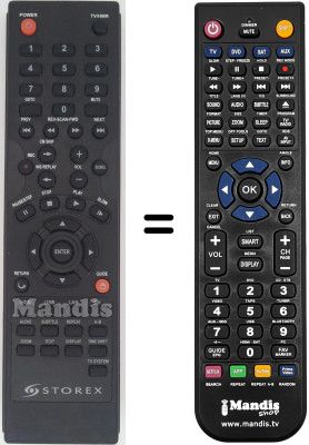 Comandament a dist&agrave;ncia equivalent DEVO FREEWIREH