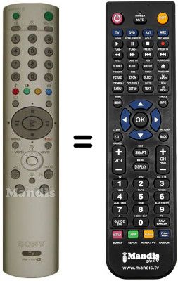 Comandament a distància equivalent Sony KLV-15SR2S