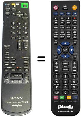 Comandament a distància equivalent Philips RMT-V166A