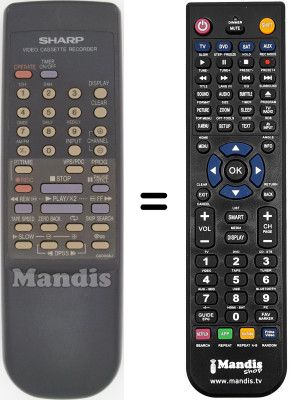 Comandament a distància equivalent RRMCG0009AJ