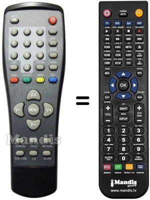 Comandament a distància equivalent REMCON374