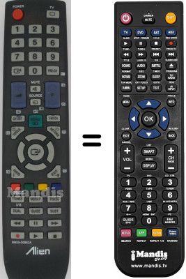 Comandament a distància equivalent BN59-00862A