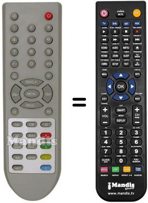 Comandament a distància equivalent REMCON972