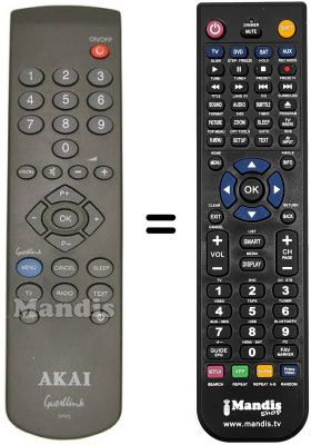Comandament a distància equivalent Akai GUESTLINK