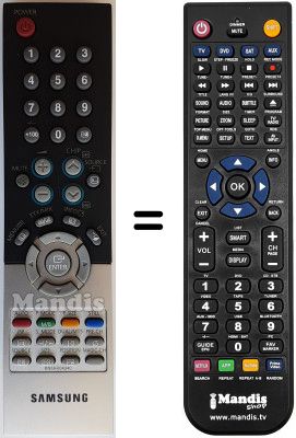 Comandament a distància equivalent BN59-00434C