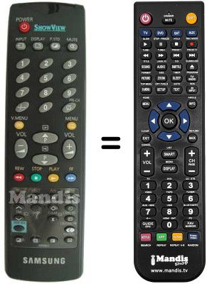 Comandament a dist&agrave;ncia equivalent Samsung AA59-00006A