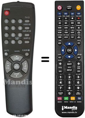 Comandament a distància equivalent Samsung AA59-10107N