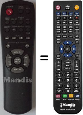 Comandament a distància equivalent Samsung AH59-00004B