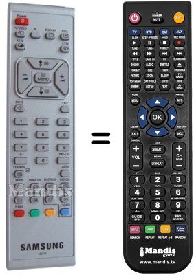 Comandament a dist&agrave;ncia equivalent Samsung BN59-00217B