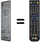 Comandament a dist&agrave;ncia equivalent Samsung LW17N13WX