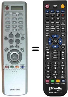 Comandament a dist&agrave;ncia equivalent Samsung BN59-00378B