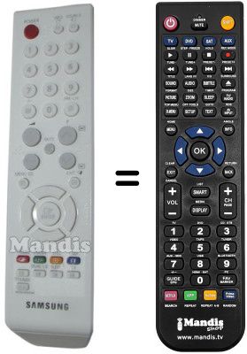 Comandament a distància equivalent Samsung BN59-00589A