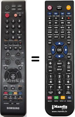 Comandament a distància equivalent Samsung LE40M86BDX-XEU