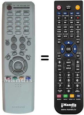 Comandament a dist&agrave;ncia equivalent Samsung BP5900062A